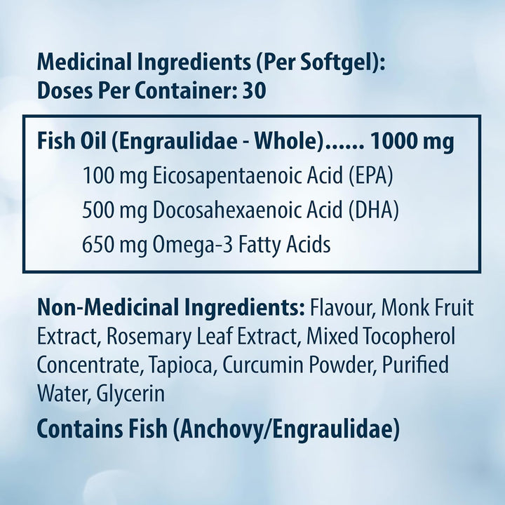 AquaOmega - High DHA Chewable Softgels Lemon (120sg)