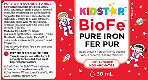 BioFe Pure Iron Drops Unflavoured - Image 5