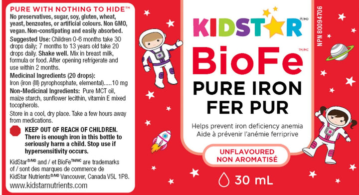 BioFe Pure Iron Drops Unflavoured - Image 4