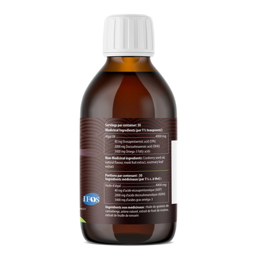AquaOmega - DHA Algae Oil - Grape (225ml)
