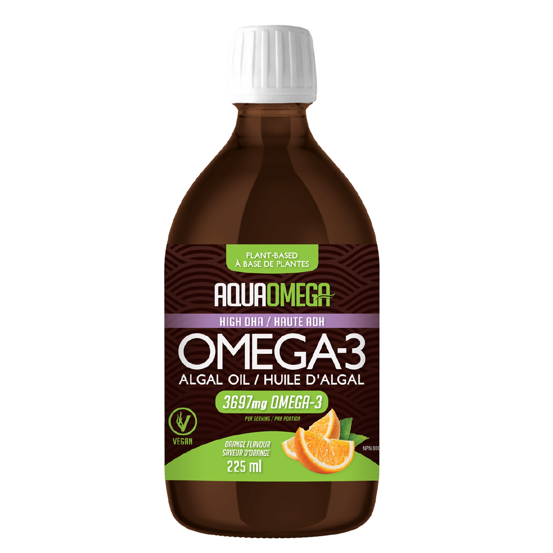 AquaOmega Vegan Orange Flavor, 255ml