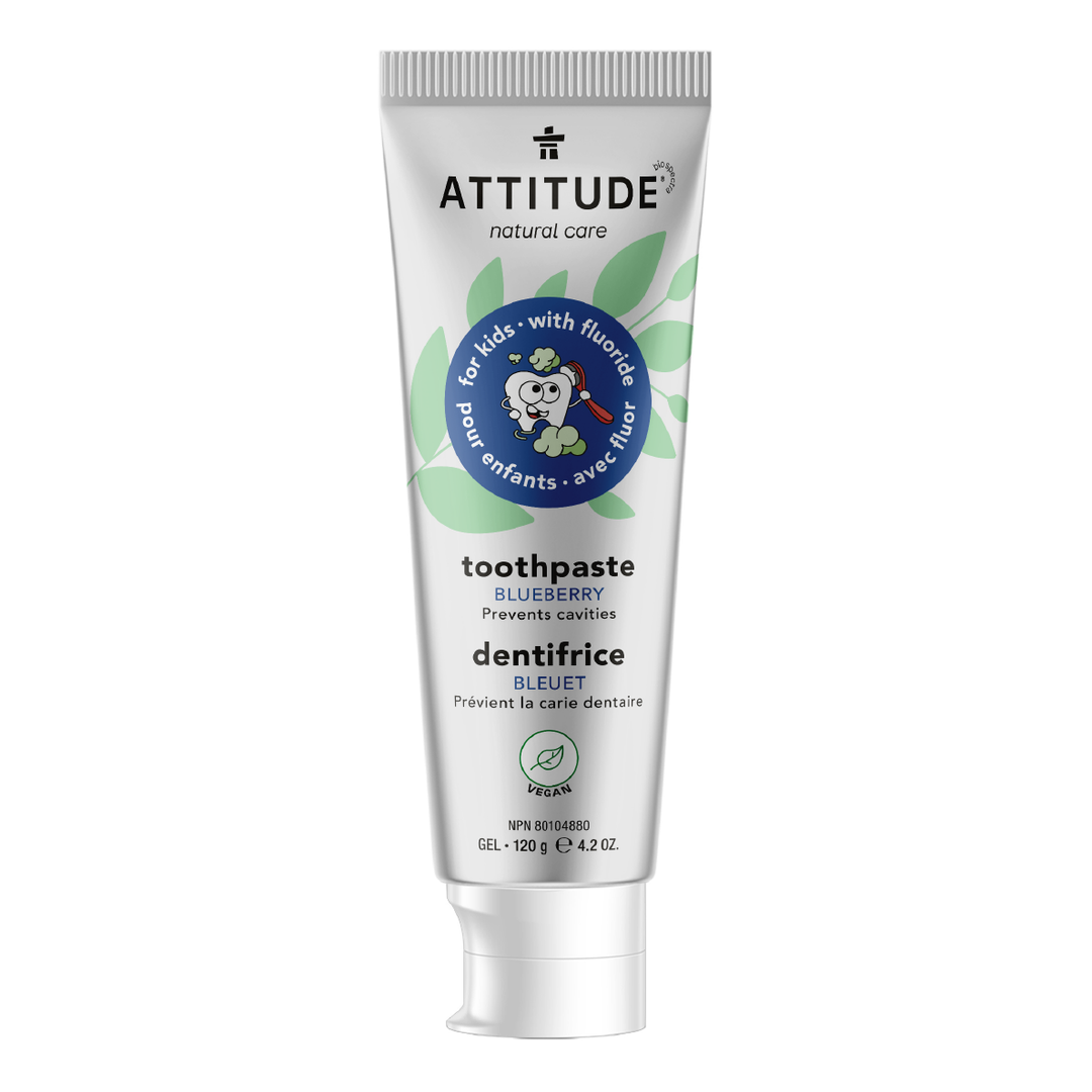 Attitude Kids FluorideToothpaste Blueberry, 120g