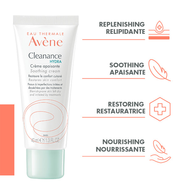 Avene Cleanance Hydra Soothing Cream, 40ml