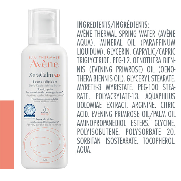 Avene XeraCalm XeraCalm A.D Lipid-Replenishing Balm, 400ml