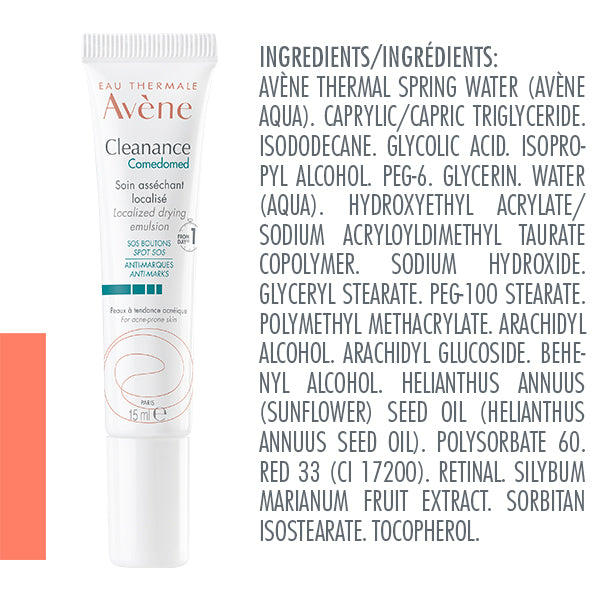 Avene Cleanance Comedomed Localized Drying Emulsion, 15ml