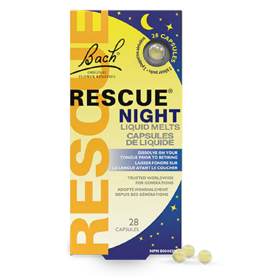Bach Rescue Remedy Night Liquid Melts, 28 Capsules