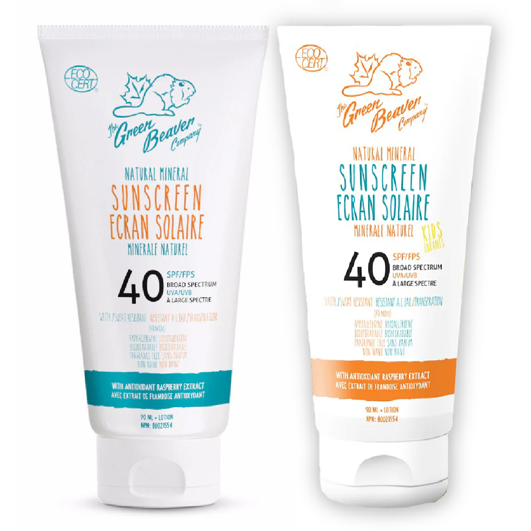 Bundle Green Beaver - SPF40 Adult & Kid
