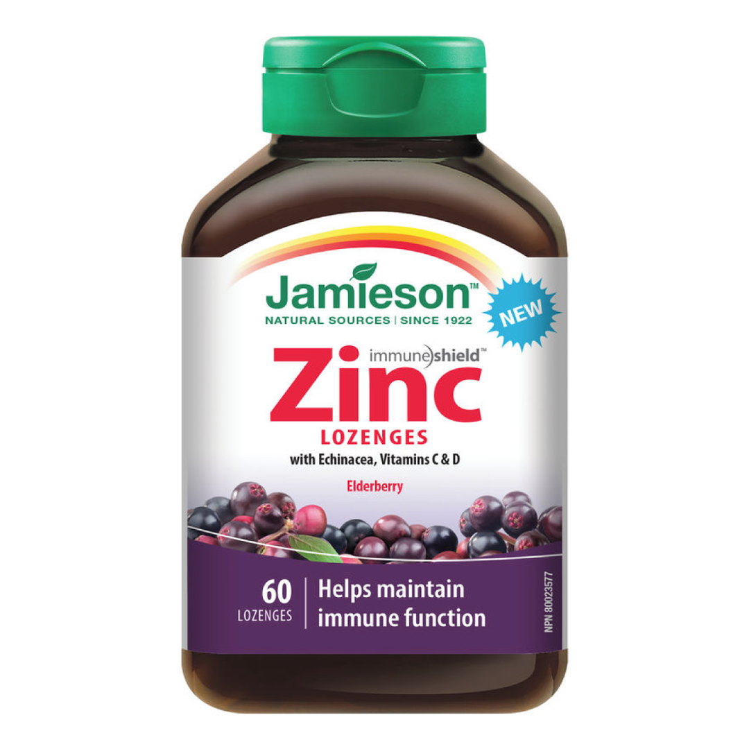 Jamieson - Zinc Lozenges - Elderberry