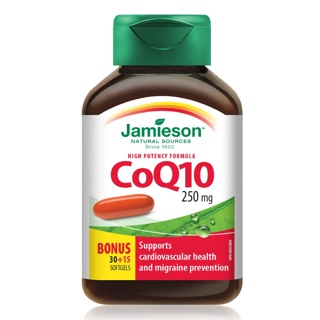 Jamieson CoQ10 250mg 30's+15's Free