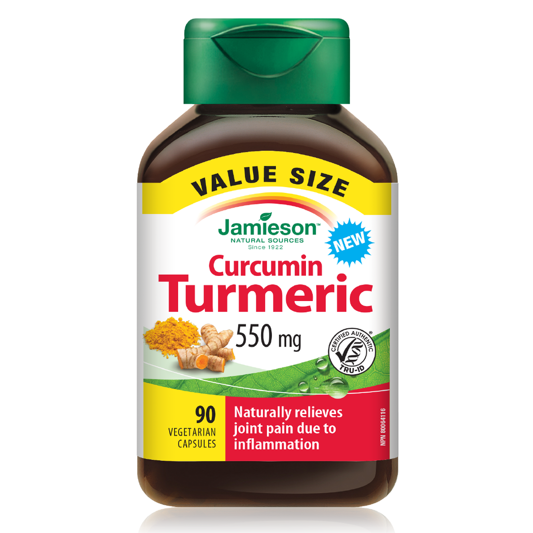 Jamieson Curcumin Turmeric 550mg 90's