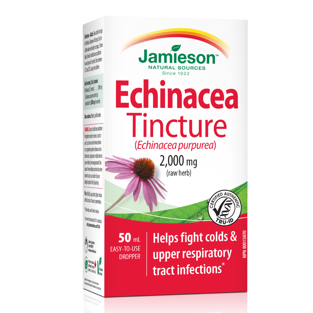 Jamieson Echinacea Tincture (Echinacea purpurea) 2,000mg 50ml