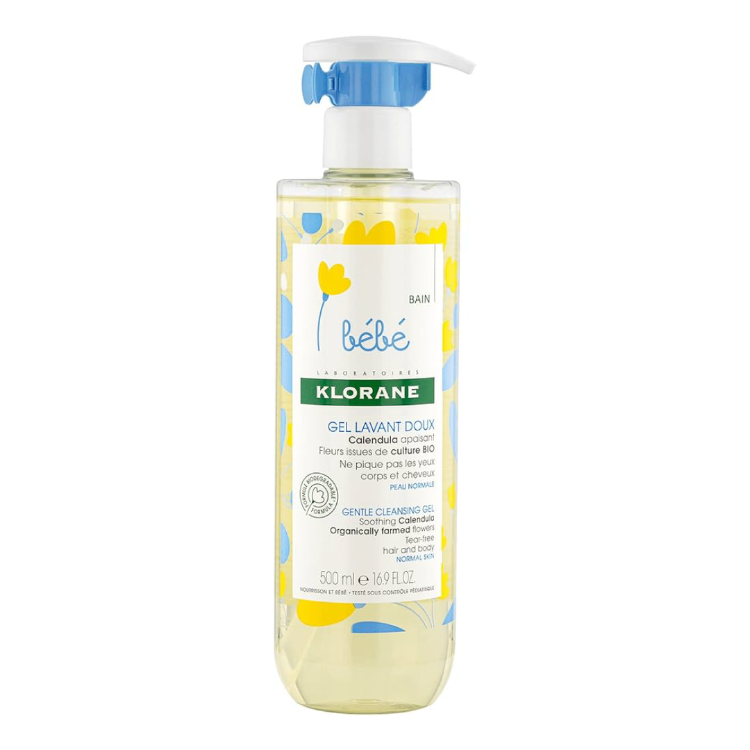 Klorane Gentle Cleansing Gel- Soothing Calendula, 500  ML