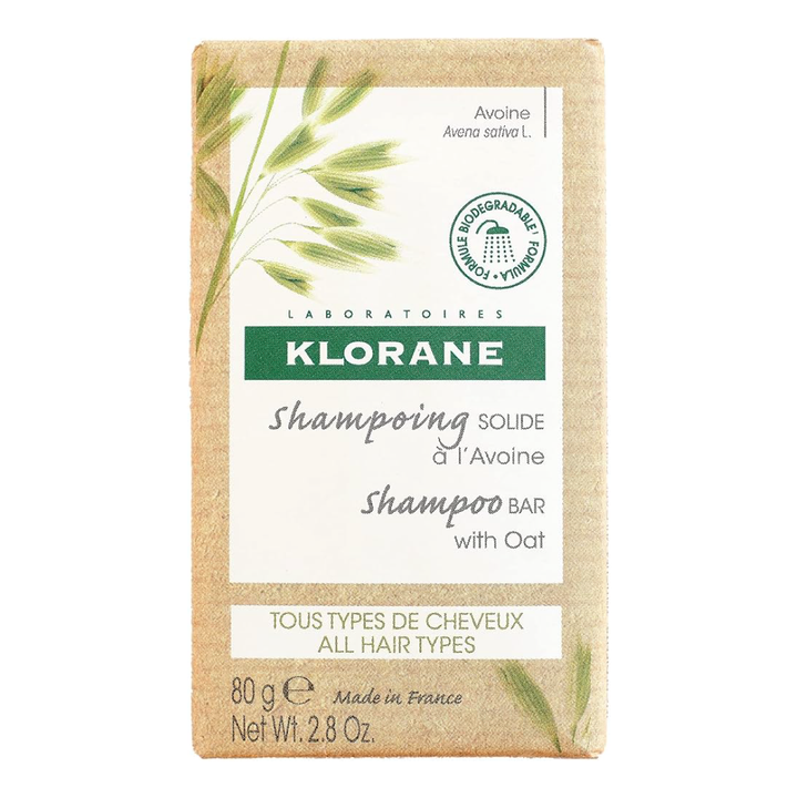 Klorane Solid Shampoo Bar with Oat, 80  ML