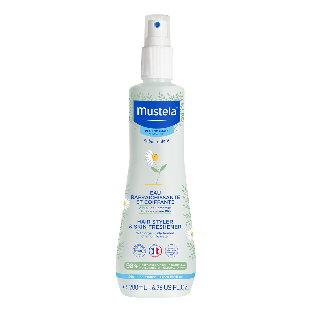 Mustela Baby Hair Styler & Skin freshener with Organic Chamomile Water (200ml)