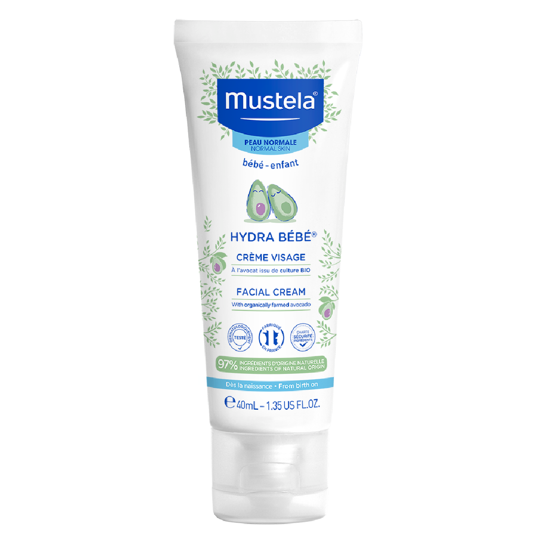 Mustela Hydra Bebe facial cream with Organic avocado (40ml)