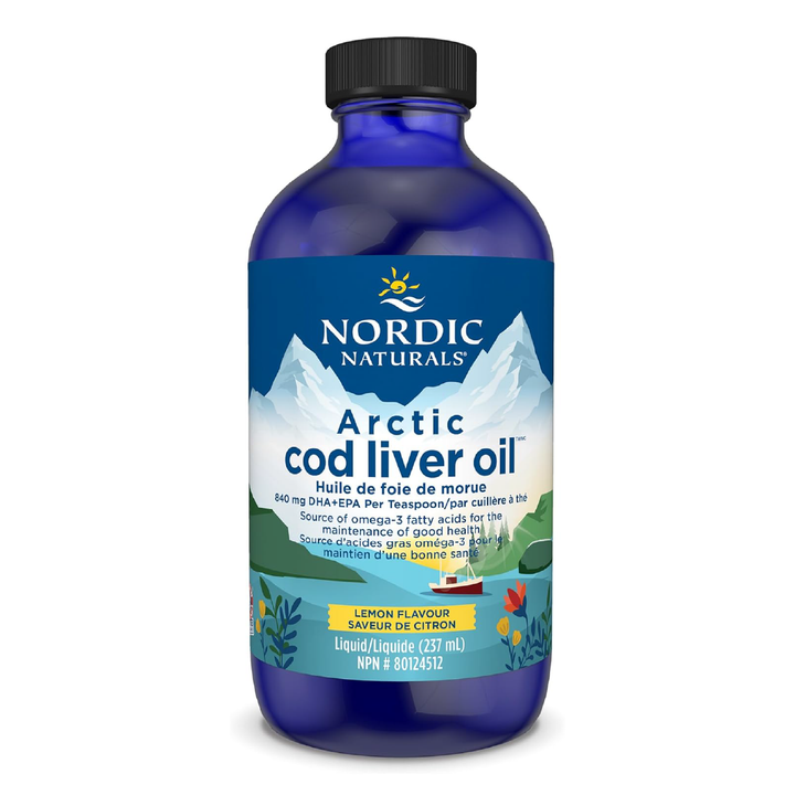 Nordic Naturals Arctic Cod Liver Oil - Lemon, 237 ml