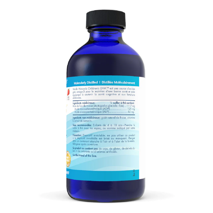 Nordic Naturals Children's DHA Liquid - Strawberry, 237 ml