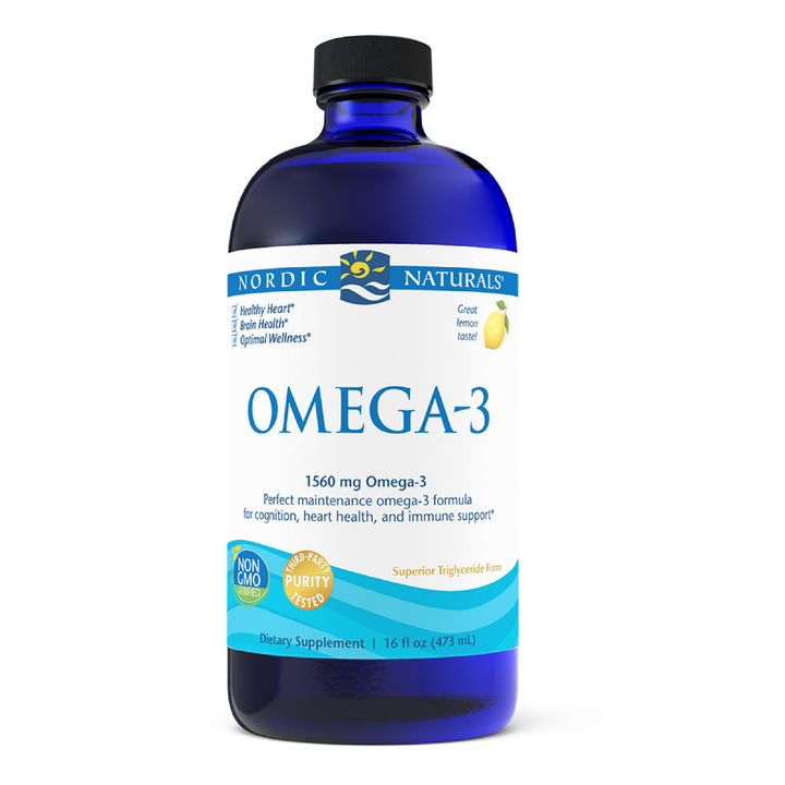 Nordic Naturals OMEGA-3 Liquid - Lemon, 473ml