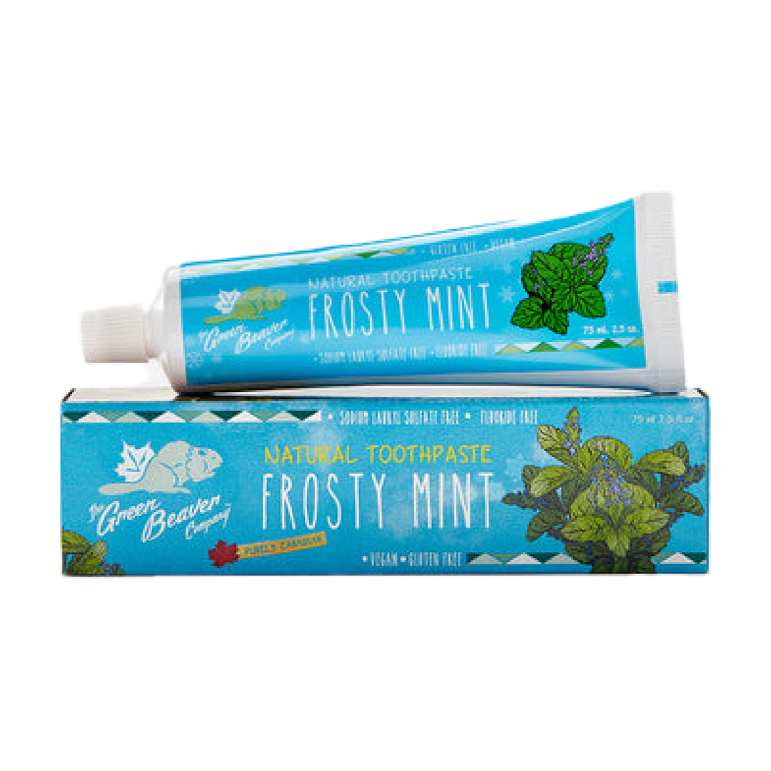 Green Beaver Frosty Mint Toothpaste- Fluoride Free