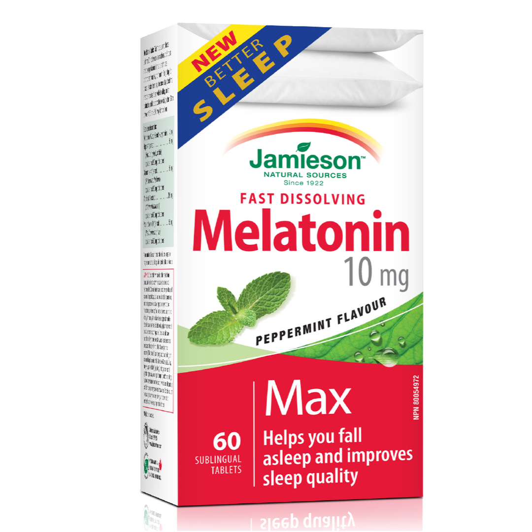 Jamieson Melatonin 3mg Sublingual - Mint 100's