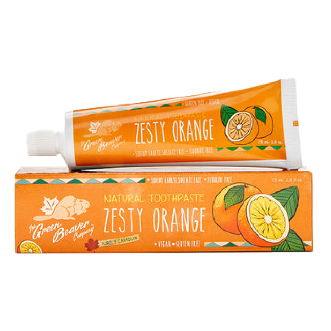 Green Beaver  Zesty Orange Toothpaste-Fluoride Free