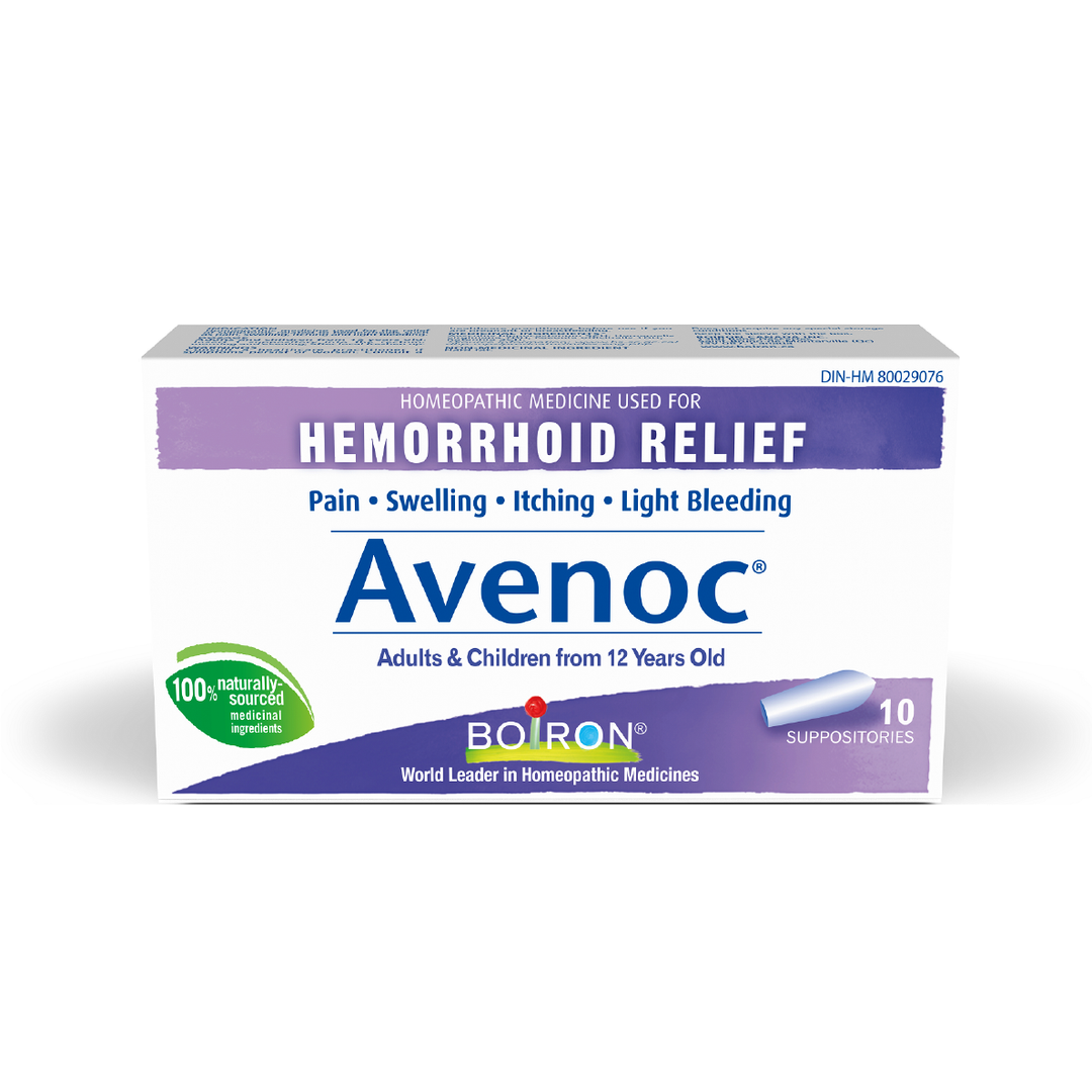 Boiron Avenoc Suppositories Hemorrhoids, 10un