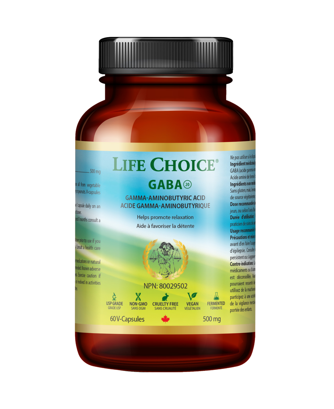 Life Choice - GABA 500mg, 60's - Image 1