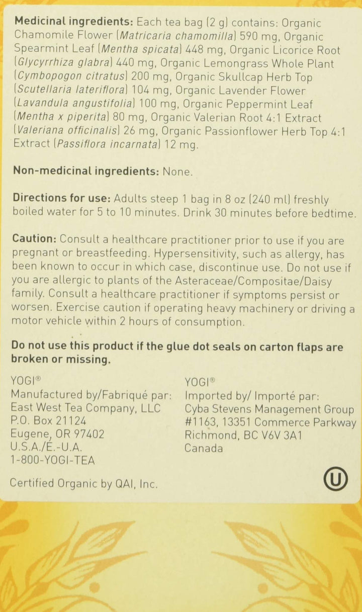 Yogi - Restful Sleep Tea (16bg 6)