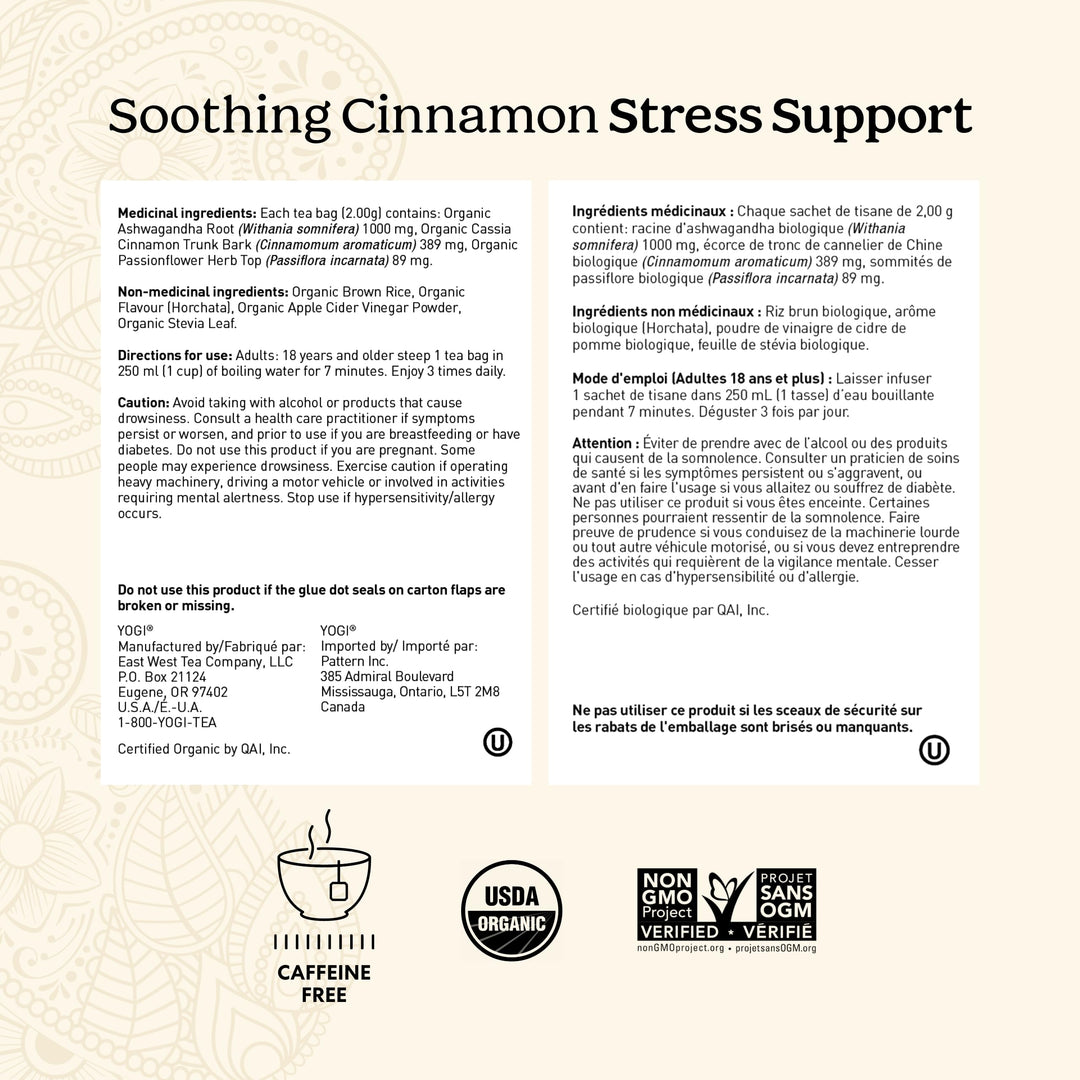 Yogi - Soothing Cinnamon Stress Support (16bg 6)