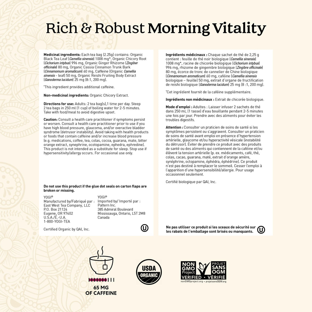 Yogi - Rich & Robust Morning Vitality (16bg 6)