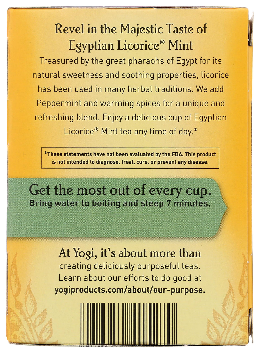 Yogi - Egyptian Licorice (16bg 6)