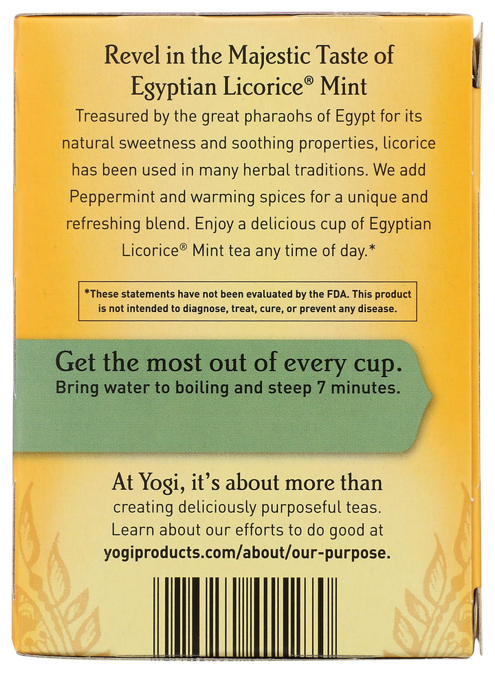 Yogi - Egyptian Licorice (16bg 6)