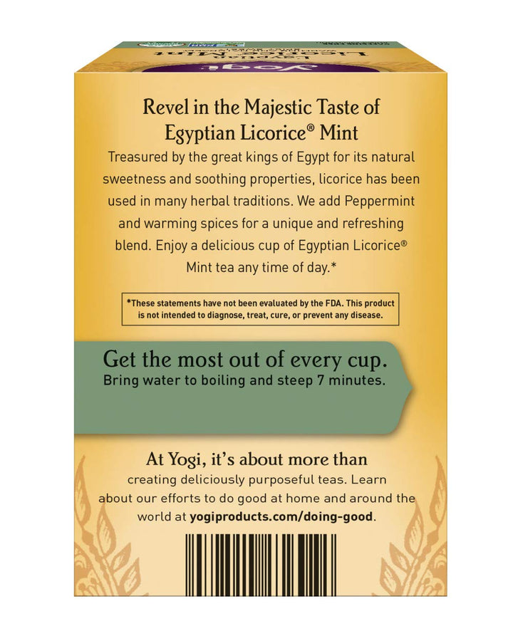 Yogi - Egyptian Licorice (16bg 6)