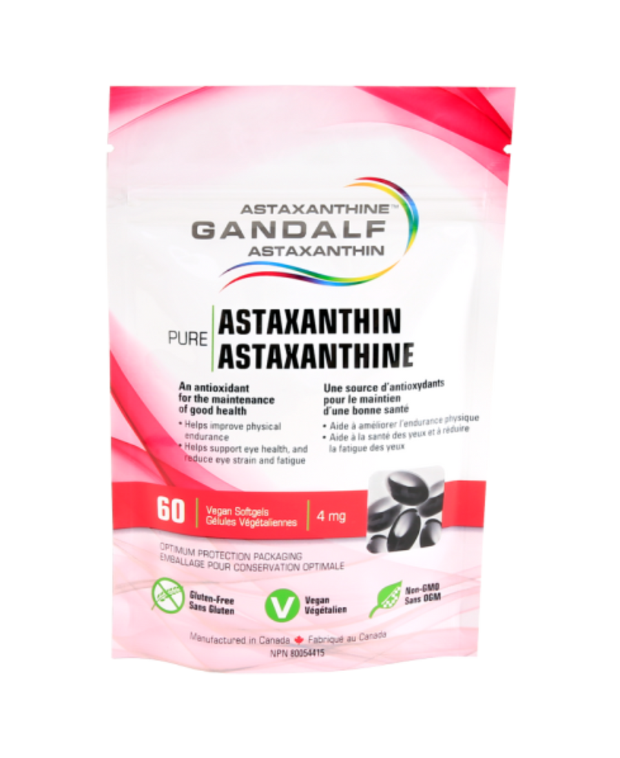 Astaxanthin 4mg, 60 Vcaps - Gandalf - Image 1