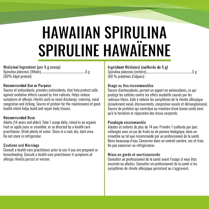 Hawaiian Spirulina 400mg, 150 Vcaps - Gandalf - Image 2