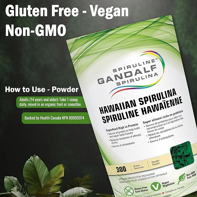 Hawaiian Spirulina 400mg, 150 Vcaps - Gandalf - Image 4
