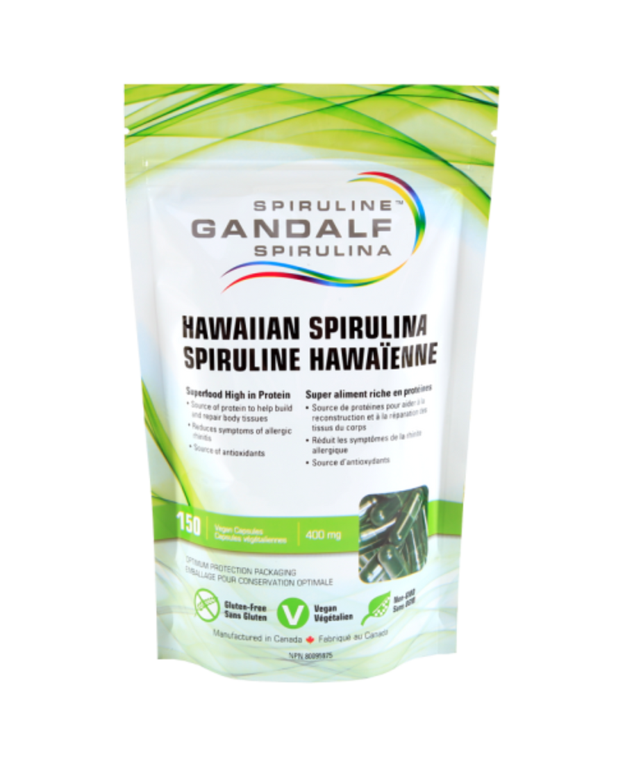 Hawaiian Spirulina 400mg, 150 Vcaps - Gandalf - Image 1