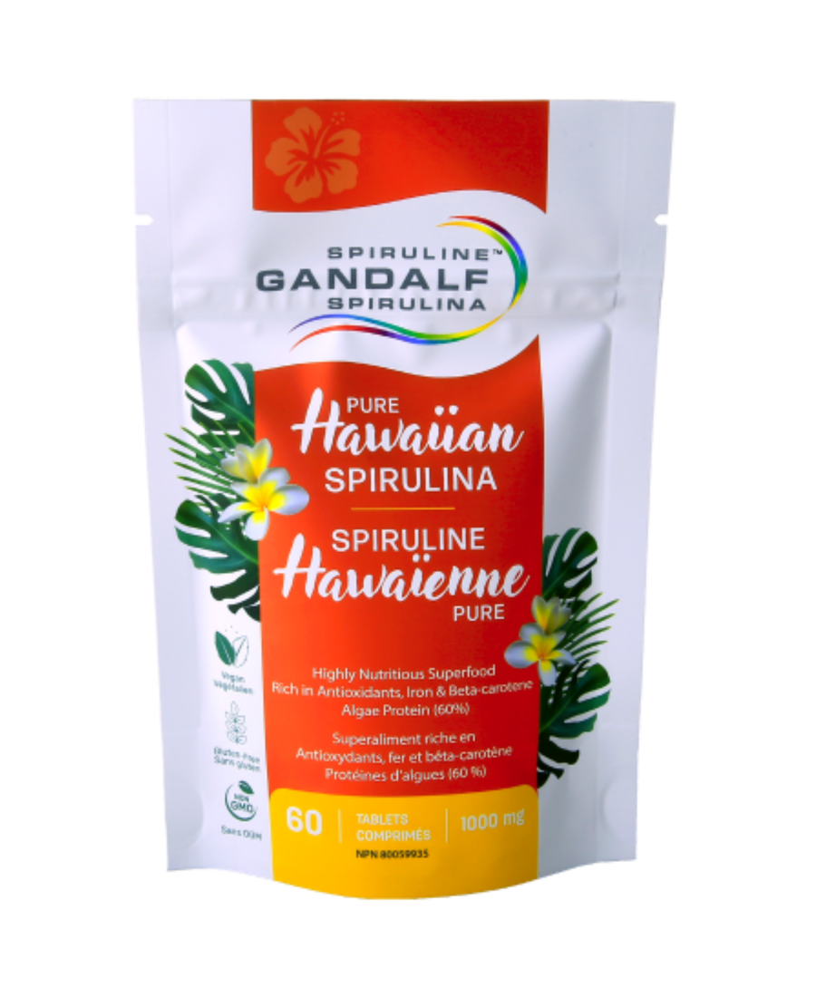 Hawaiian Spirulina 1000mg, 60 tabs - Gandalf - Image 1