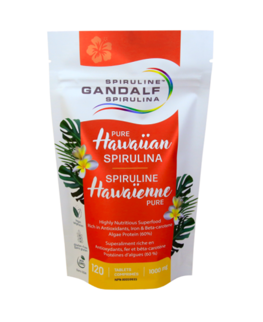 Hawaiian Spirulina 1000mg, 120 tabs - Gandalf - Image 1