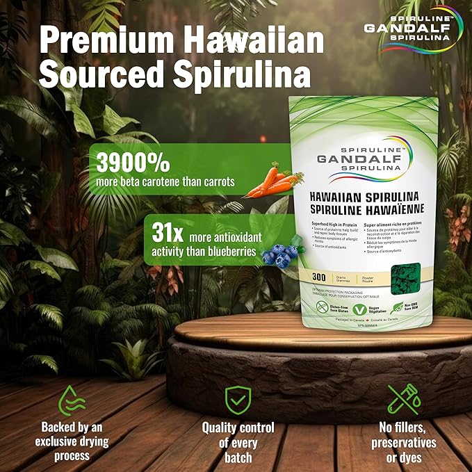 Hawaiian Spirulina, 300g powder - Gandalf - Image 3