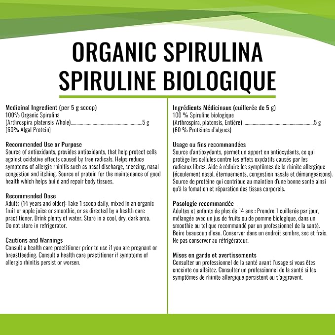 Spirulina Organic, 150g powder - Gandalf - Image 2