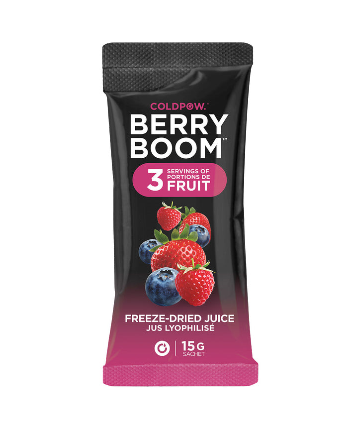 Ingredients list for Coldpow Drinks Berry Boom, 35g x4 - Coldpow Drinks