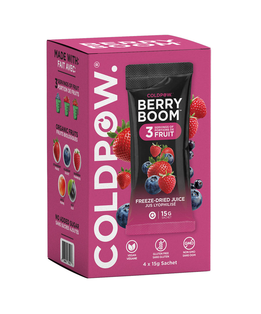 Coldpow Drinks Berry Boom, 35g x4 - Coldpow Drinks