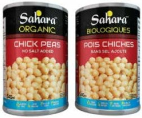 Organic Chick Peas No Salt Added - Image 1