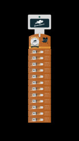 Caramel Lip Balm Clip Strip - Image 2