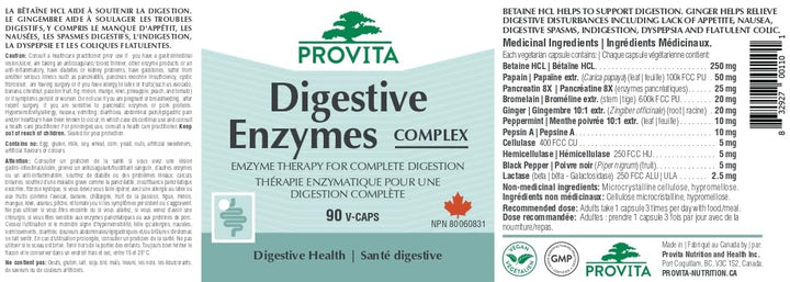 Provita - Digestive Enzymes (90 caps)
