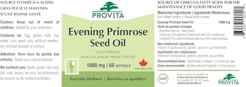 Provita - EPO-1000 Evening Primrose Oil (60 softgels)