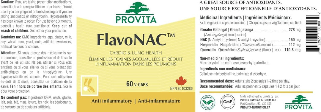 Provita - FlavoNAC (60 vcaps)