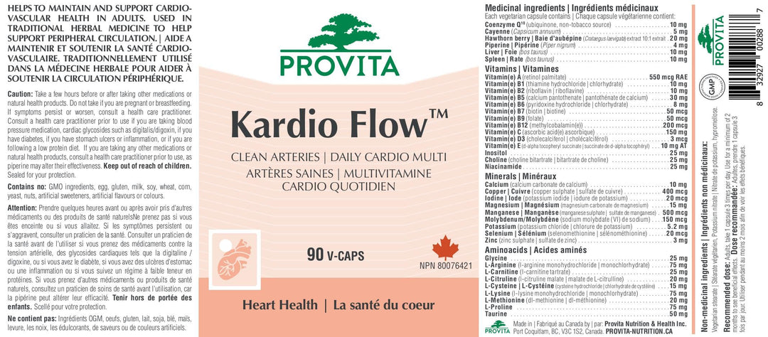 Provita - Kardio Flow (90 caps)