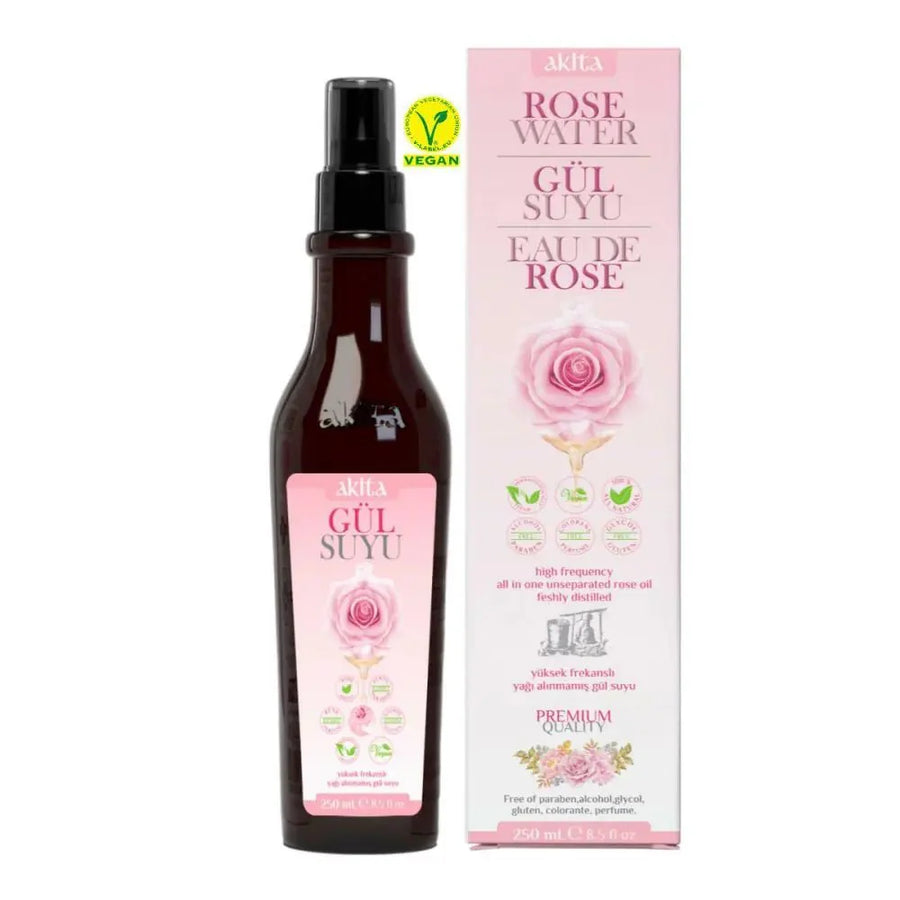 Akita - All Natural Rose Water, 250ml - Image 1